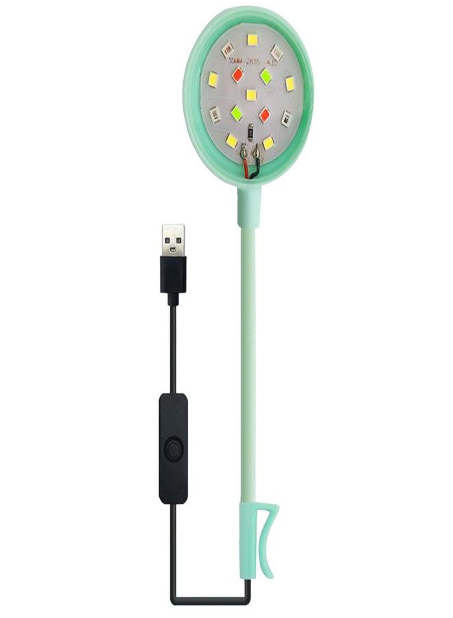 URTERYSER Lamps, Small Aquarium Fish Tank Led Light with USB Interface Clip On for Plant Aquarium, 8.00 * 8.00 * 4.00CM - Image 5